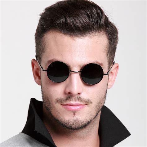 best round sunglasses for men.